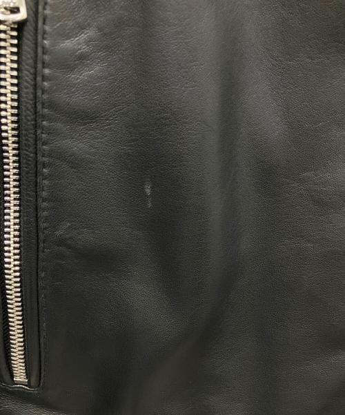 MICHAEL KORS（マイケルコース）MICHAEL KORS (マイケルコース) レザージャケット ブラック サイズ:Mの古着・服飾アイテム