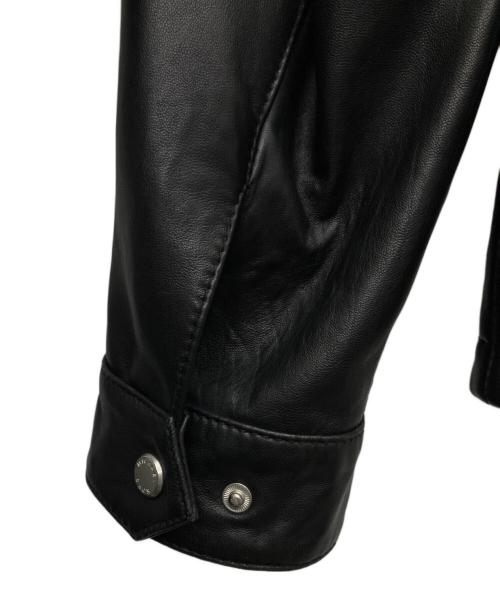 MICHAEL KORS（マイケルコース）MICHAEL KORS (マイケルコース) レザージャケット ブラック サイズ:Mの古着・服飾アイテム