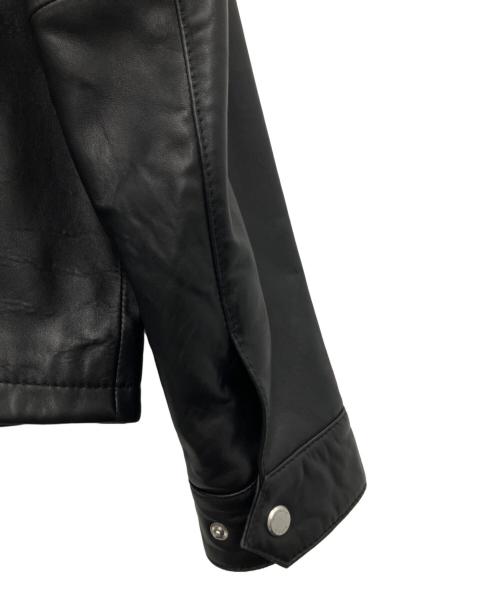 MICHAEL KORS（マイケルコース）MICHAEL KORS (マイケルコース) レザージャケット ブラック サイズ:Mの古着・服飾アイテム