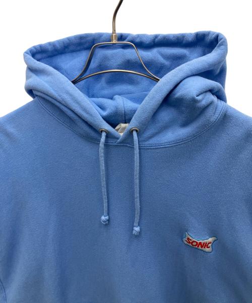 Champion REVERSE WEAVE（チャンピオン リバース ウィーブ）Champion REVERSE WEAVE (チャンピオン リバース ウィーブ) プルオーバーパーカー スカイブルー サイズ:SIZE XXLの古着・服飾アイテム