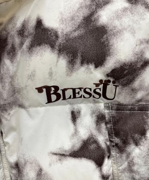 BLESSU（ブレスユー）BLESSU (ブレスユー) 中綿ジャケット グレー×ベージュ サイズ:Lの古着・服飾アイテム