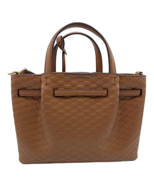 MICHAEL KORS（マイケルコース）MICHAEL KORS (マイケルコース) 2WAYショルダーバッグ ブラウンの古着・服飾アイテム