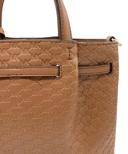 MICHAEL KORS（マイケルコース）MICHAEL KORS (マイケルコース) 2WAYショルダーバッグ ブラウンの古着・服飾アイテム