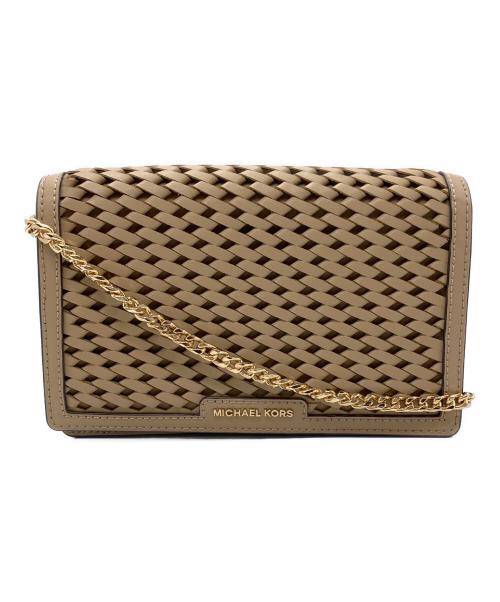 MICHAEL KORS（マイケルコース）MICHAEL KORS (マイケルコース) ショルダーバッグ ベージュの古着・服飾アイテム