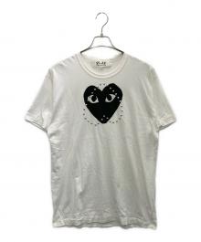 PLAY COMME des GARCONS（プレイコムデギャルソン）の古着「半袖カットソー」｜ホワイト