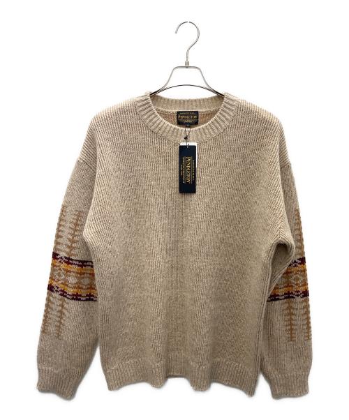 PENDLETON（ペンドルトン）PENDLETON (ペンドルトン) 厚手ニット ベージュ サイズ:Lの古着・服飾アイテム