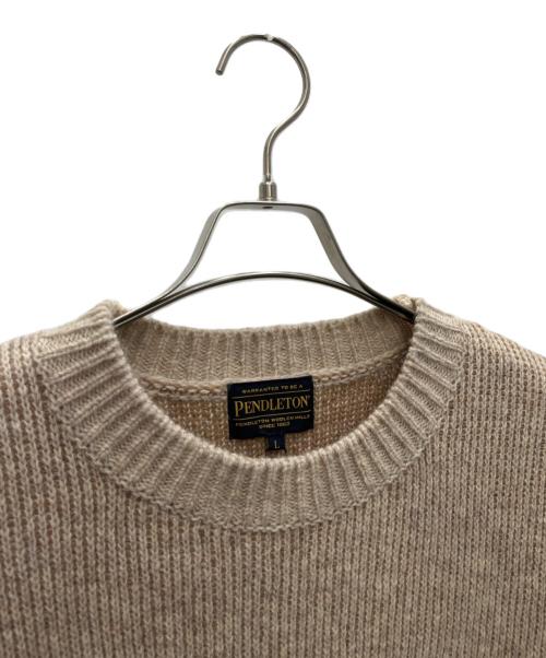 PENDLETON（ペンドルトン）PENDLETON (ペンドルトン) 厚手ニット ベージュ サイズ:Lの古着・服飾アイテム
