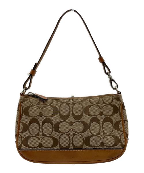COACH（コーチ）COACH (コーチ) ハンドバッグ ベージュの古着・服飾アイテム