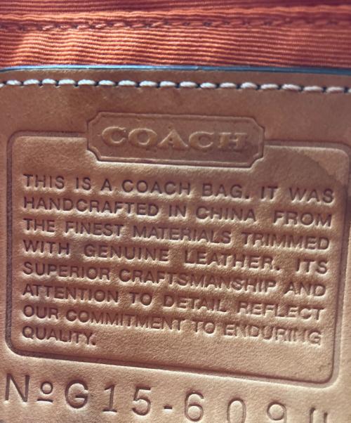 COACH（コーチ）COACH (コーチ) ハンドバッグ ベージュの古着・服飾アイテム