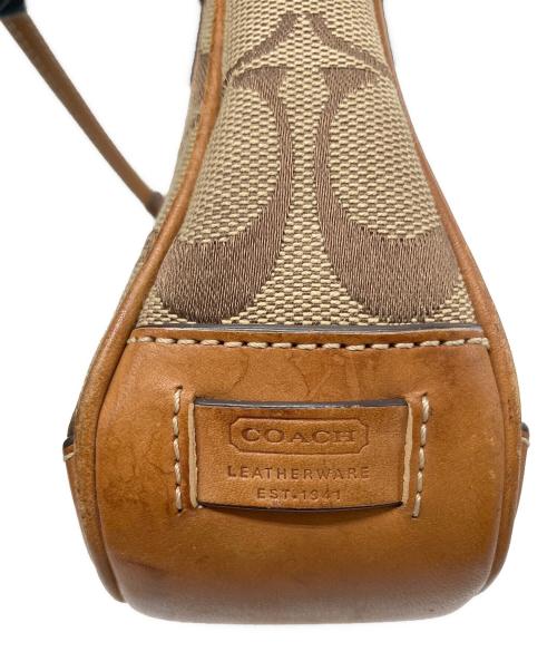 COACH（コーチ）COACH (コーチ) ハンドバッグ ベージュの古着・服飾アイテム