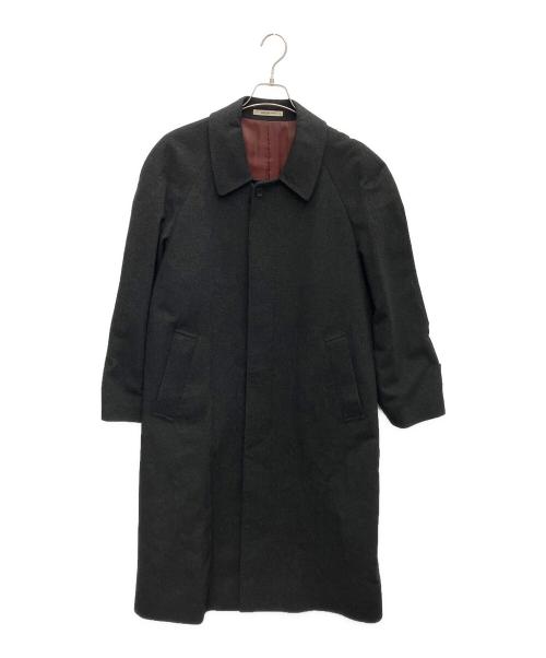 MCM（エムシーエム）MCM (エムシーエム) チェスターコート ブラック サイズ:Lの古着・服飾アイテム