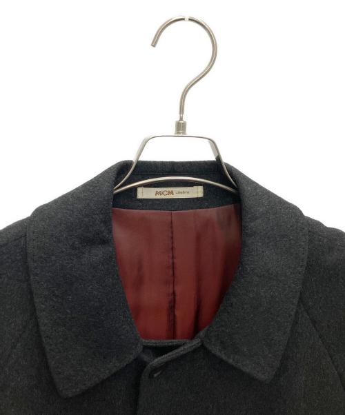 MCM（エムシーエム）MCM (エムシーエム) チェスターコート ブラック サイズ:Lの古着・服飾アイテム