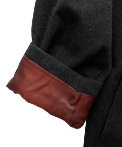 MCM（エムシーエム）MCM (エムシーエム) チェスターコート ブラック サイズ:Lの古着・服飾アイテム