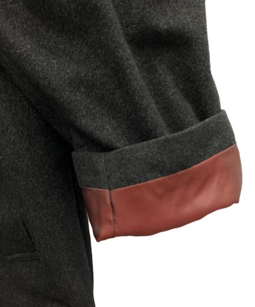 MCM（エムシーエム）MCM (エムシーエム) チェスターコート ブラック サイズ:Lの古着・服飾アイテム