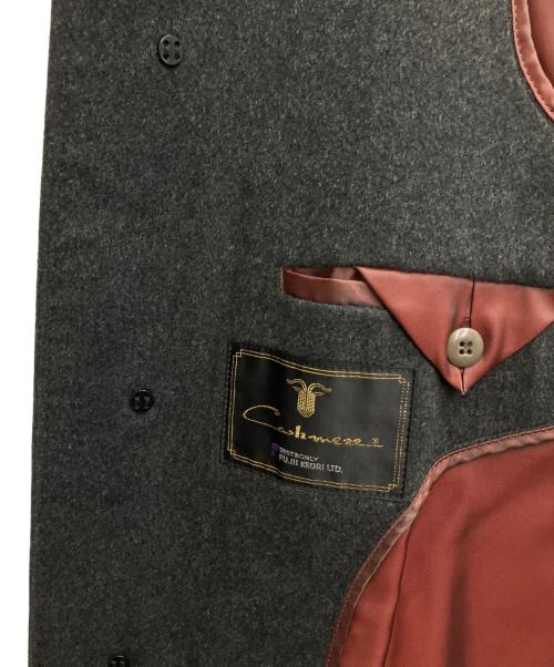 MCM（エムシーエム）MCM (エムシーエム) チェスターコート ブラック サイズ:Lの古着・服飾アイテム