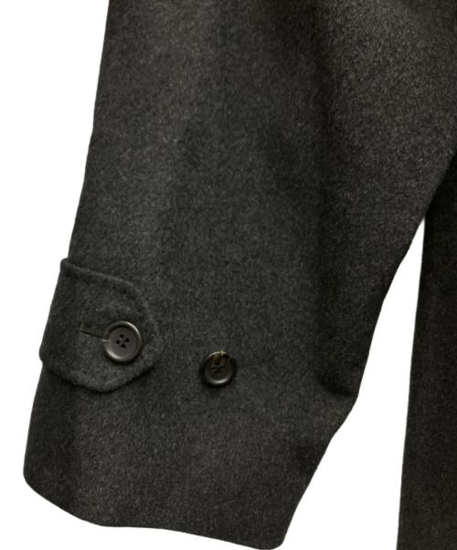MCM（エムシーエム）MCM (エムシーエム) チェスターコート ブラック サイズ:Lの古着・服飾アイテム