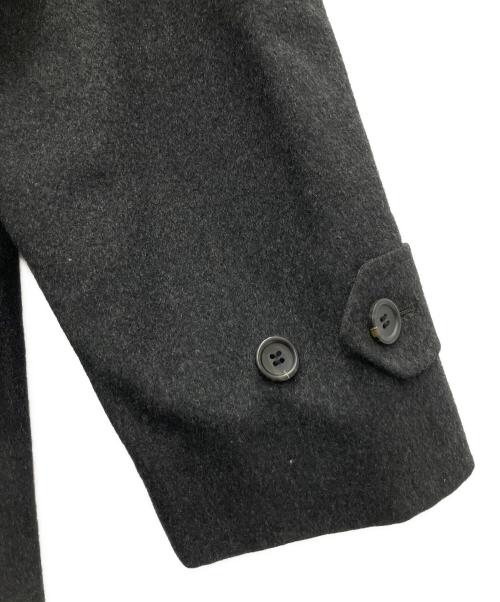 MCM（エムシーエム）MCM (エムシーエム) チェスターコート ブラック サイズ:Lの古着・服飾アイテム