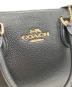 中古・古着 COACH (コーチ) 2WAYショルダーバッグ ブラック：12000円
