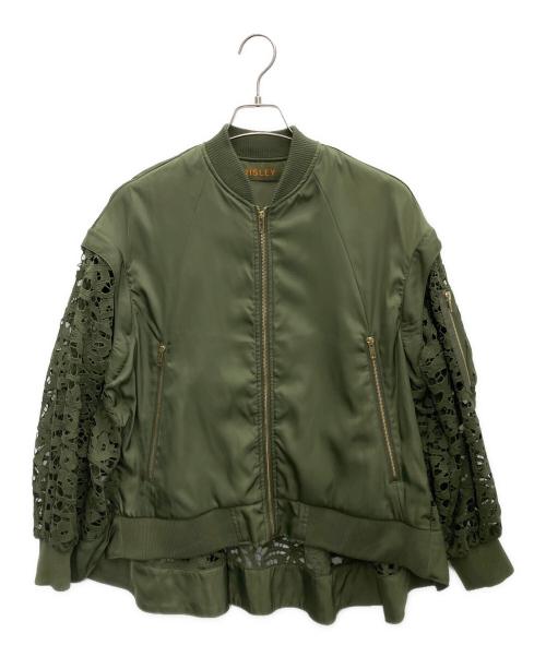 Risley（リズレー）Risley (リズレー) ブルゾン グリーン サイズ:Freeの古着・服飾アイテム