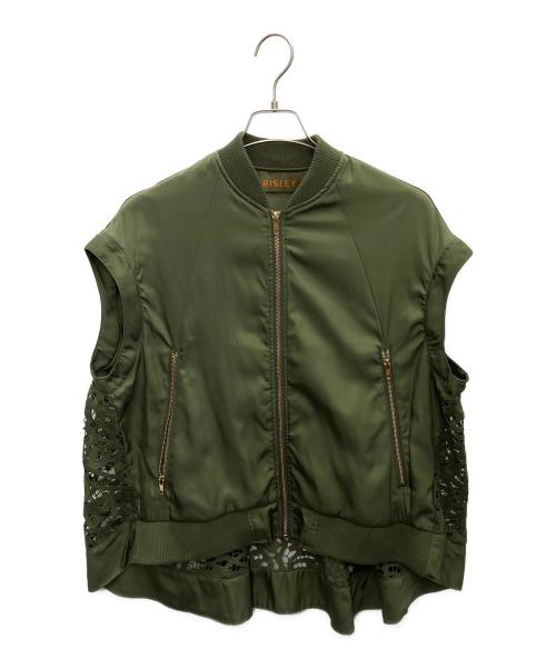Risley（リズレー）Risley (リズレー) ブルゾン グリーン サイズ:Freeの古着・服飾アイテム
