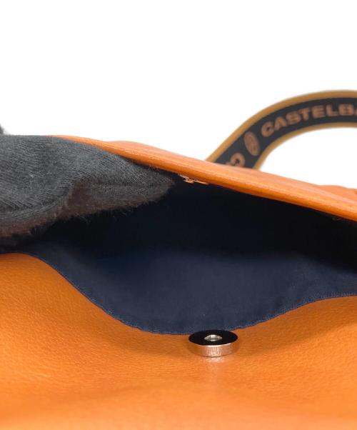 CASTELBAJAC（カステルバジャック）CASTELBAJAC (カステルバジャック) ショルダーバッグ オレンジの古着・服飾アイテム