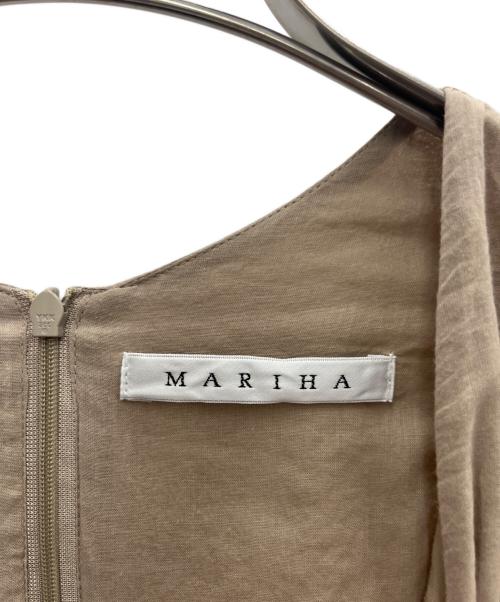 MARIHA（マリハ）MARIHA (マリハ) 半袖ワンピース ベージュ サイズ:36の古着・服飾アイテム