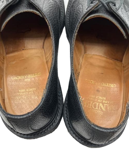 SANDERS（サンダース）SANDERS (サンダース) SANDERS Gibson Black Grain ビジネスシューズ レースアップ レザー ブラック サイズ:SIZE7の古着・服飾アイテム