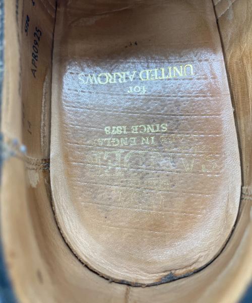 SANDERS（サンダース）SANDERS (サンダース) SANDERS Gibson Black Grain ビジネスシューズ レースアップ レザー ブラック サイズ:SIZE7の古着・服飾アイテム