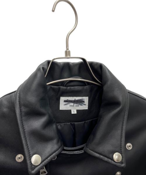 FREAK'S STORE（フリークスストア）FREAK'S STORE (フリークスストア) ラムレザージャケット ブラック サイズ:Lの古着・服飾アイテム