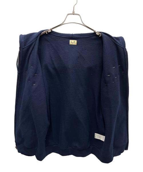 High Scream Center（ハイスクリームセンター）High Scream Center (ハイスクリームセンター) ジップパーカー ネイビー サイズ:Mの古着・服飾アイテム