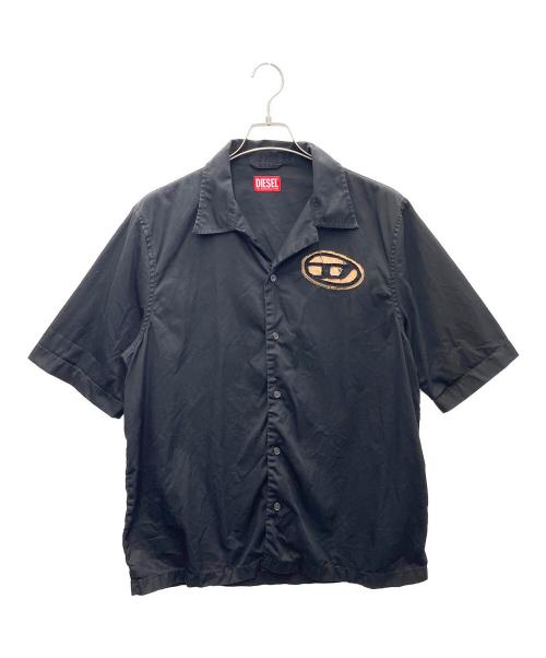 DIESEL（ディーゼル）DIESEL (ディーゼル) 半袖シャツ ブラック サイズ:46の古着・服飾アイテム