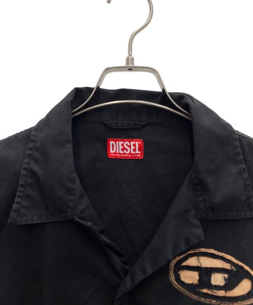 DIESEL（ディーゼル）DIESEL (ディーゼル) 半袖シャツ ブラック サイズ:46の古着・服飾アイテム