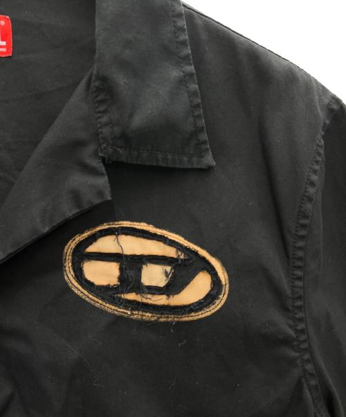DIESEL（ディーゼル）DIESEL (ディーゼル) 半袖シャツ ブラック サイズ:46の古着・服飾アイテム