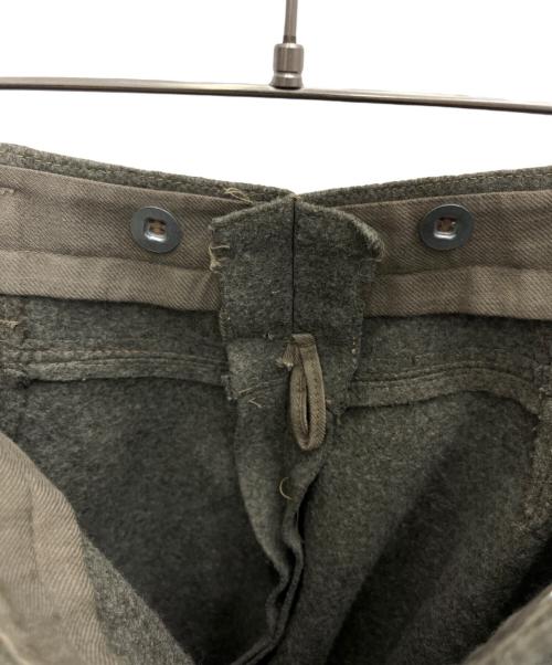 スウェーデン軍（スウェーデン軍）スウェーデン軍 (スウェーデン軍) ウールカーゴパンツ ブラウン サイズ:-の古着・服飾アイテム
