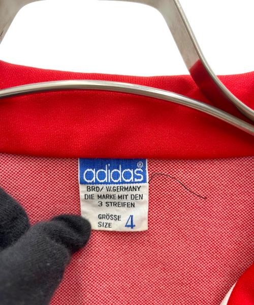 adidas Originals（アディダスオリジナル）adidas Originals (アディダスオリジナル) トラックジャケット レッド×ホワイト サイズ:4の古着・服飾アイテム