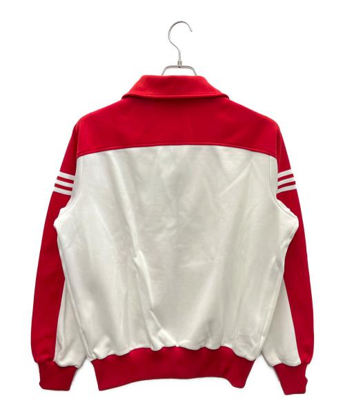 adidas Originals（アディダスオリジナル）adidas Originals (アディダスオリジナル) トラックジャケット レッド×ホワイト サイズ:4の古着・服飾アイテム