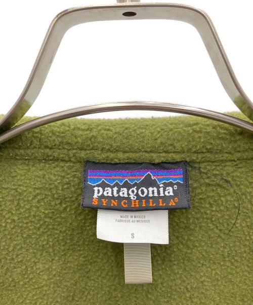 Patagonia（パタゴニア）Patagonia (パタゴニア) SYNCHILLA HALF ZIP FLEECE JACKET オリーブ サイズ:Sの古着・服飾アイテム