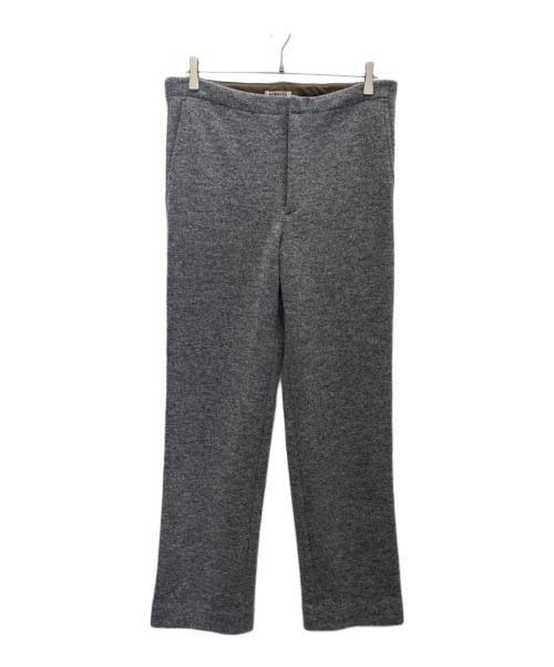 AURALEE（オーラリー）AURALEE (オーラリー) WOOL LING YARN MILLED JERSEY PANTS グレー サイズ:4の古着・服飾アイテム
