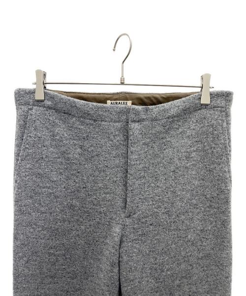 AURALEE（オーラリー）AURALEE (オーラリー) WOOL LING YARN MILLED JERSEY PANTS グレー サイズ:4の古着・服飾アイテム