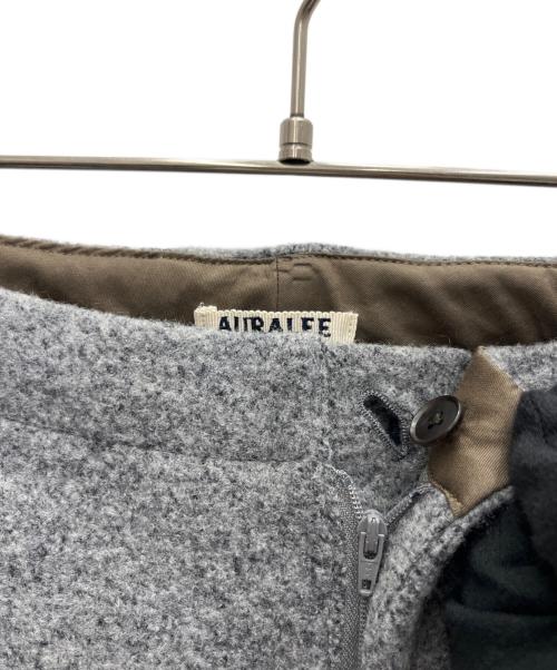 AURALEE（オーラリー）AURALEE (オーラリー) WOOL LING YARN MILLED JERSEY PANTS グレー サイズ:4の古着・服飾アイテム