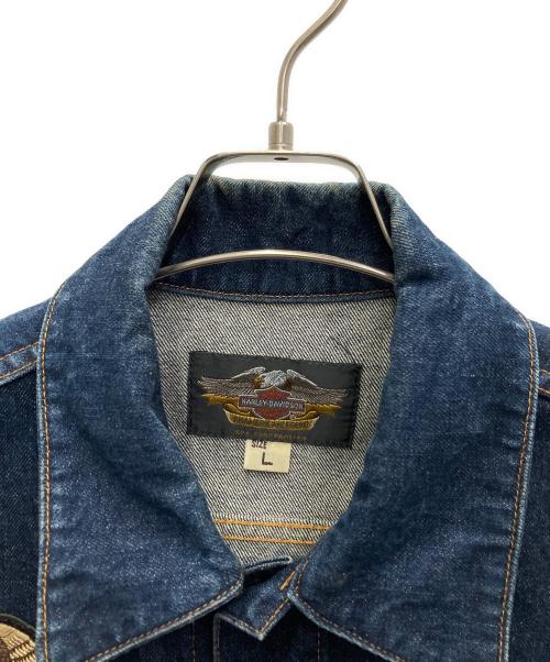HARLEY-DAVIDSON（ハーレーダビッドソン）HARLEY-DAVIDSON (ハーレーダビッドソン) デニムベスト インディゴ サイズ:Lの古着・服飾アイテム
