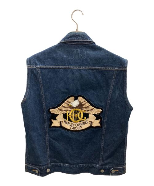 HARLEY-DAVIDSON（ハーレーダビッドソン）HARLEY-DAVIDSON (ハーレーダビッドソン) デニムベスト インディゴ サイズ:Lの古着・服飾アイテム