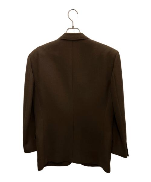 ISSEY MIYAKE MEN（イッセイミヤケメン）ISSEY MIYAKE MEN (イッセイミヤケメン) 2Bジャケット ブラウン サイズ:Mの古着・服飾アイテム