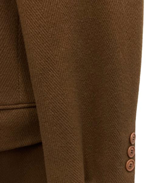 ISSEY MIYAKE MEN（イッセイミヤケメン）ISSEY MIYAKE MEN (イッセイミヤケメン) 2Bジャケット ブラウン サイズ:Mの古着・服飾アイテム