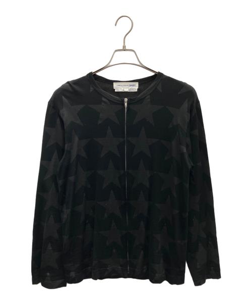 COMME des GARCONS SHIRT（コムデギャルソンシャツ）COMME des GARCONS SHIRT (コムデギャルソンシャツ) 薄手カーディガン ブラック サイズ:Sの古着・服飾アイテム