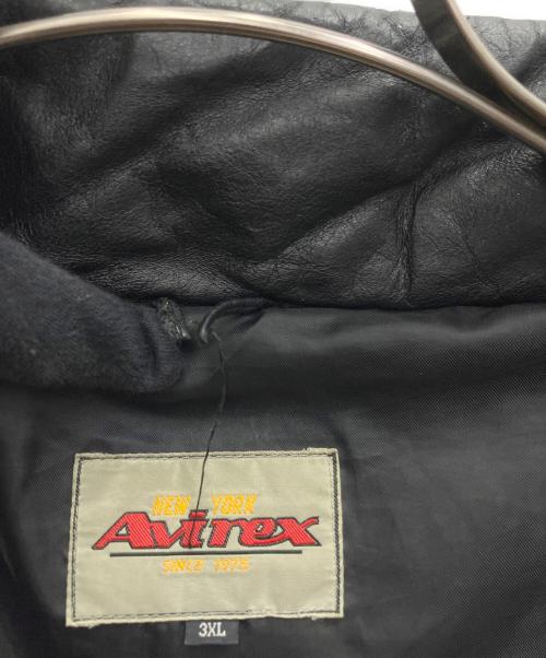 AVIREX（アヴィレックス）AVIREX (アヴィレックス) ダウンジャケット ブラック サイズ:3XLの古着・服飾アイテム
