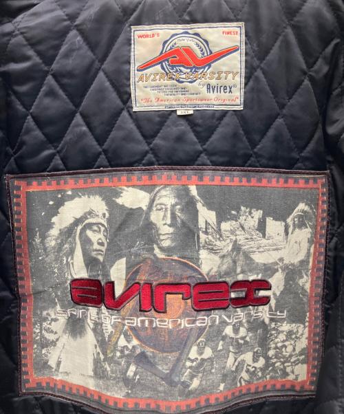 AVIREX VARSITY（アヴィレックスバーシティ）AVIREX VARSITY (アヴィレックスバーシティ) ラムレザージャケット ベージュ サイズ:2XLの古着・服飾アイテム