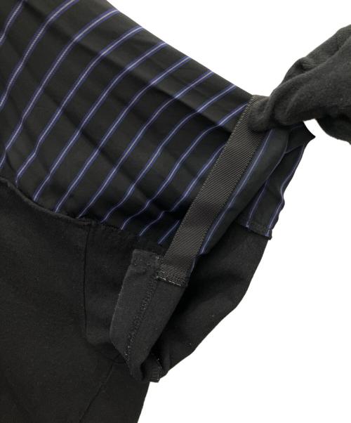 sacai（サカイ）sacai (サカイ) 半袖カットソー ブラック×ネイビー サイズ:2の古着・服飾アイテム