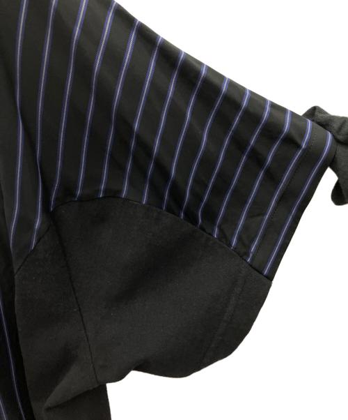 sacai（サカイ）sacai (サカイ) 半袖カットソー ブラック×ネイビー サイズ:2の古着・服飾アイテム