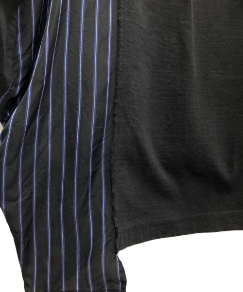 sacai（サカイ）sacai (サカイ) 半袖カットソー ブラック×ネイビー サイズ:2の古着・服飾アイテム